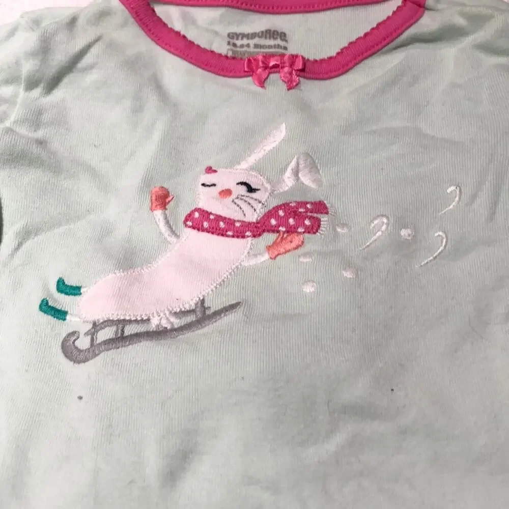 Gymboree bunny pjs good used condition 18-24
